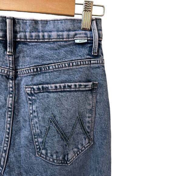MOTHER The Desperado Heel High Rise Slouchy Jeans Acid‎ Wash Size 26 - Picture 6 of 11
